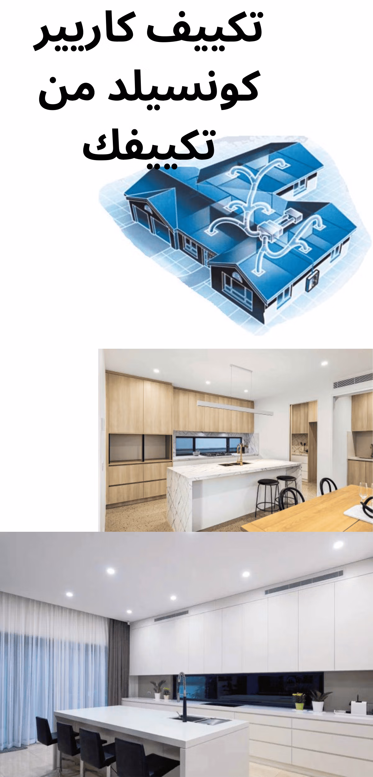 تكييف كاريير مركزي كونسيلد بقدرة 6 حصان بارد- ساخن 3 فاز/53QDMT48N-518A6 تكييفات كاريير, تكييفات كاريير 6 حصان