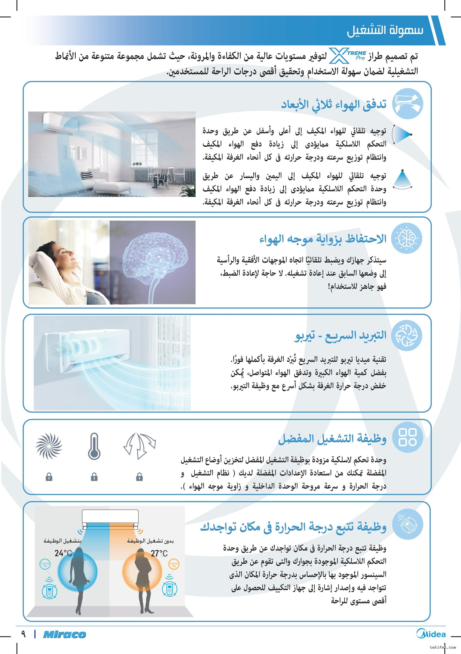 تكييف ميديا 1.5 حصان اكستريم برو بارد اكستريم بروميشن برو سابقًا 8