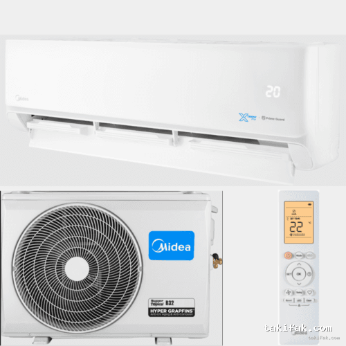 تكييف ميديا 1.5 حصان بارد اكستريم أبيض سبليت (M1SEFT-12CRN8F-Q8 ) تكييفات midea ميديا 1.5 حصان تكييفات 1.5 حصان