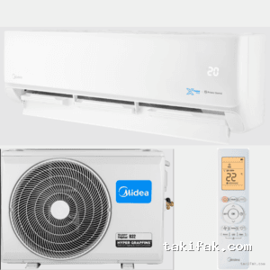 تكييف ميديا 2.25 حصان بارد ساخن T3، موديل ميشن برو بلازما M1SCT 18HRNF Q8 2